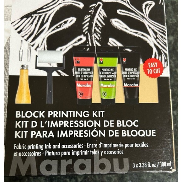 Block Printing Kit - New! - Picture 2 of 4